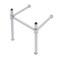 Kingston Brass VPB3322SQ1 22-Inch Stainless Steel Console Sink Legs, Polished Chrome VPB3322SQ1 - alternate 1